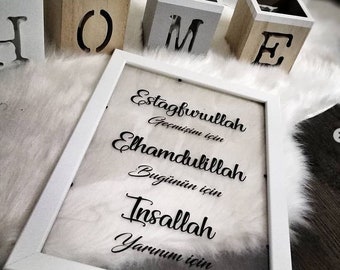 Estagfurullah - Wanddecoratie Home Home sweet