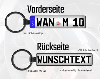 Keychain for Car Mini License Plate Gift Box License Plate Accessories