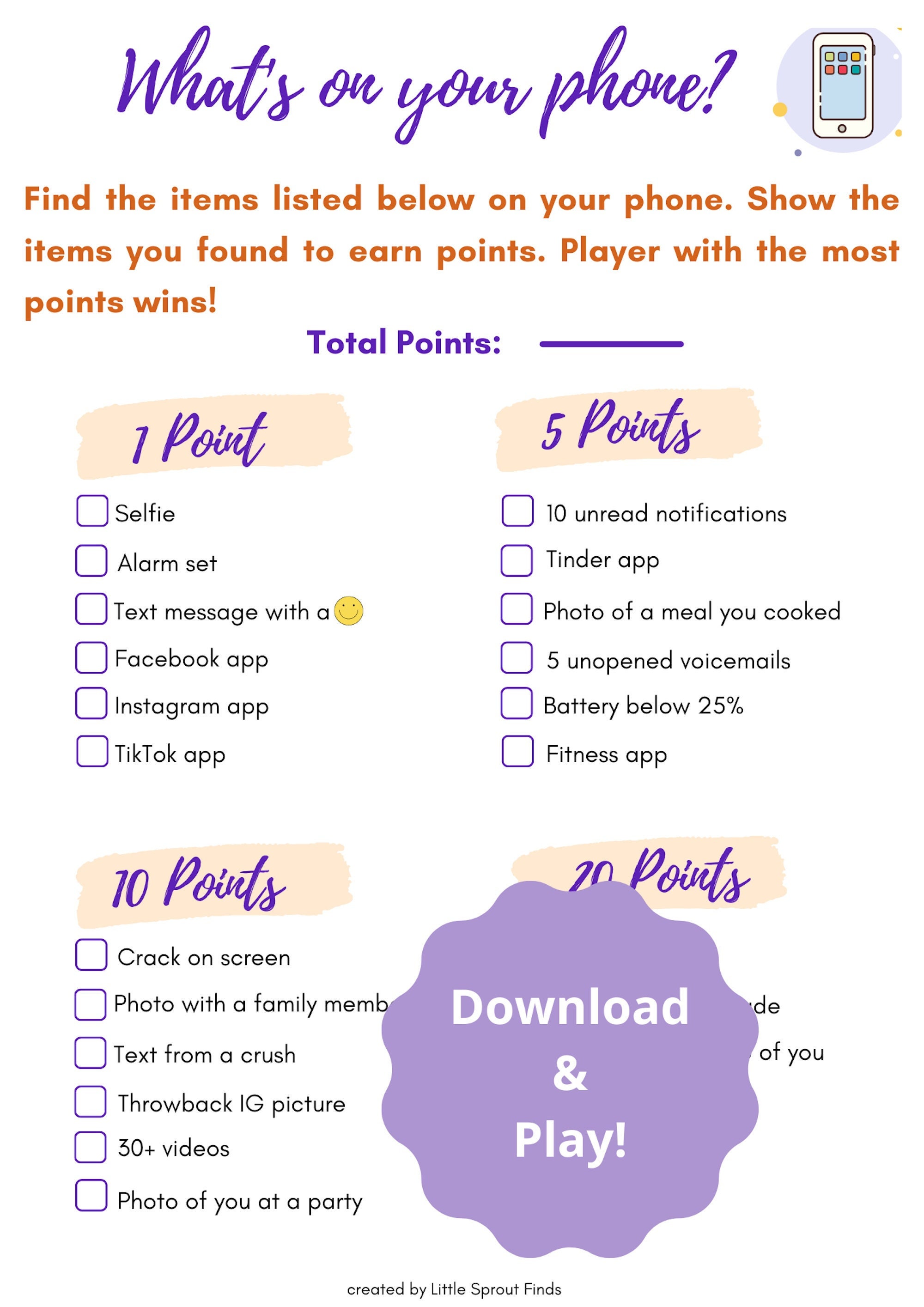 What's on Your Phone Team Building Fun Game Virtual - Etsy