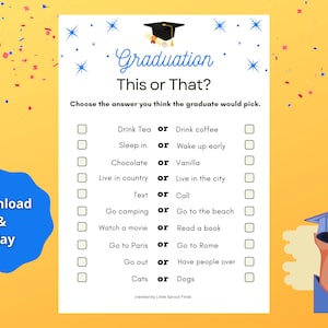 Printable Graduation Party Games Graduation Game Pack Fun - Etsy
