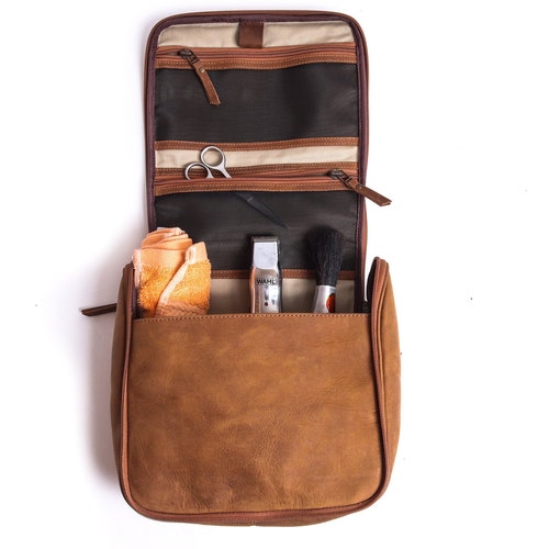 Personalized Shaving Kit Groomsmen Toiletry Bag Leather Dopp | Etsy