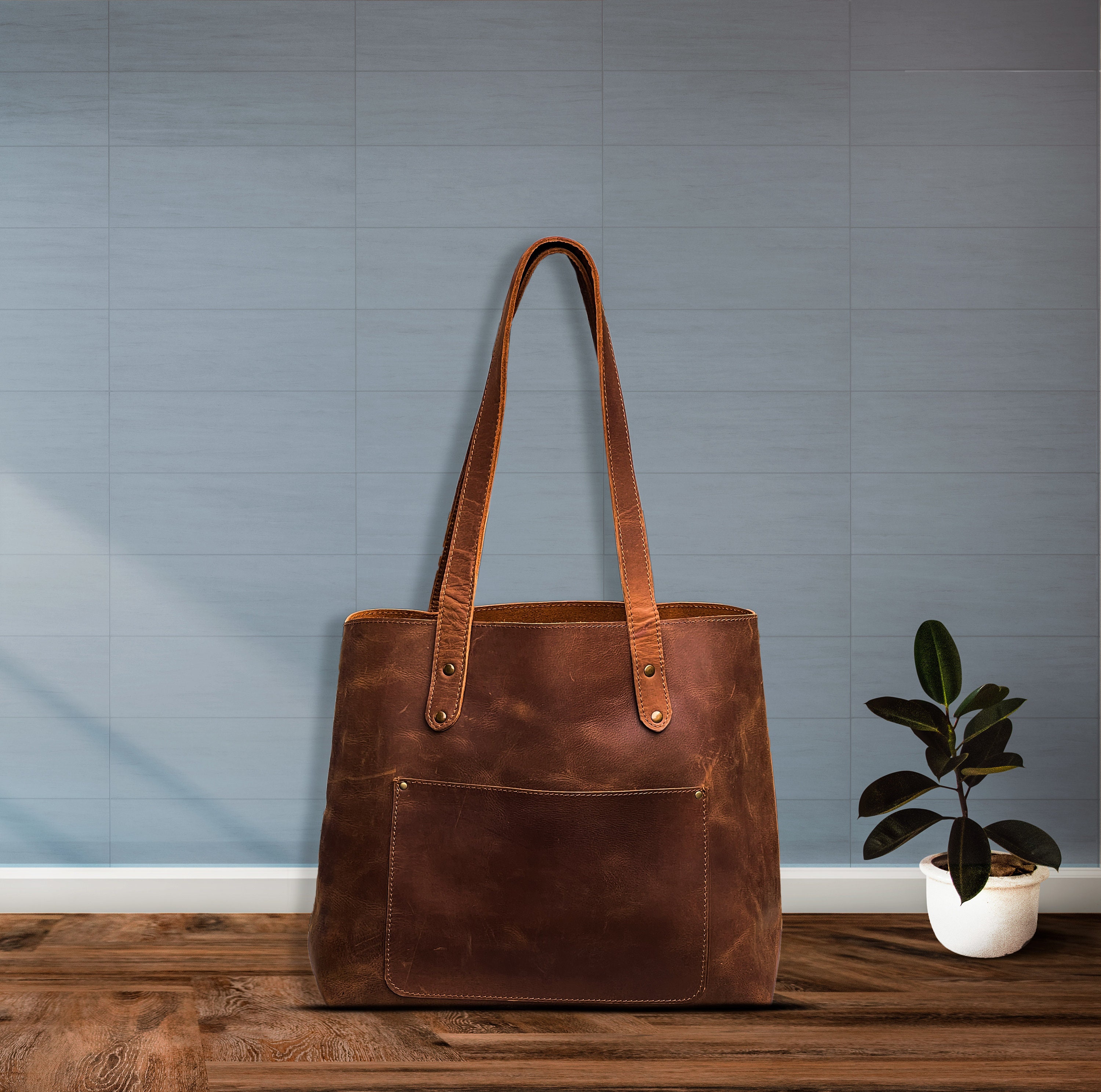 Leather Wrap Bag /  BUG / F