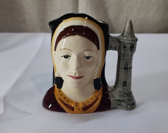 Vintage Royal Doulton Catherine of Aragon Small Character Jug D6657