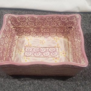 Temptations Ovenware Old World Lilac Serving Casserole Dish 1.0 Qt