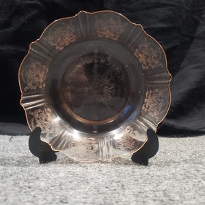MacBeth Evans AMERICAN SWEETHEART Rosa 5 7/8&quot; Cereal Bowl Depressione bicchiere