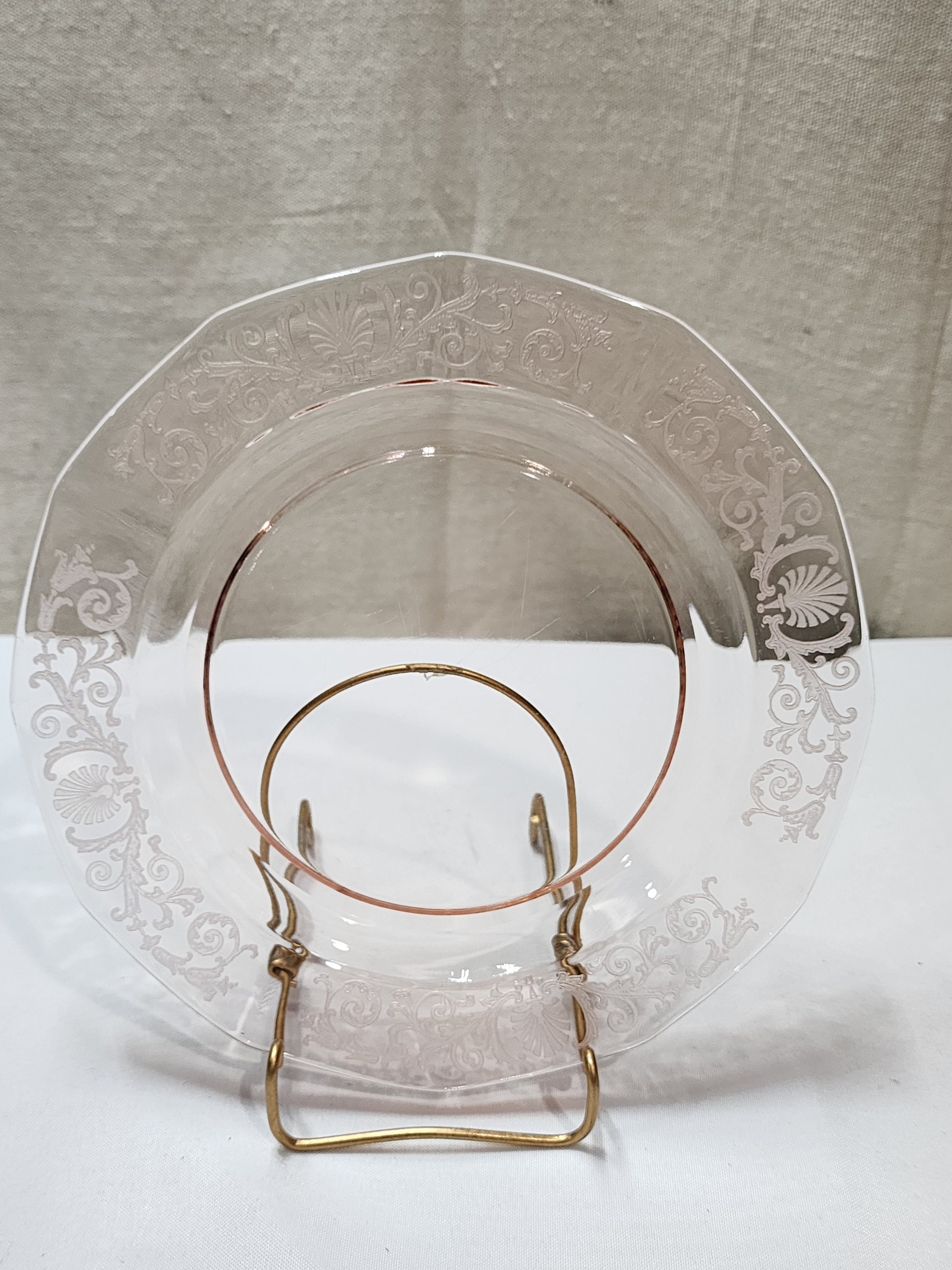 Fostoria dinner plates glass plates - Etsy 日本