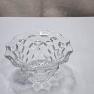 Vintage Crystal Fostoria American Mayonnaise Bowl