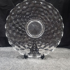 Fostoria American Small Torte Plate American Clear 14&quot;