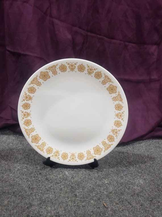 Butterfly Gold Vintage Corningware Plates Vintage Corningware