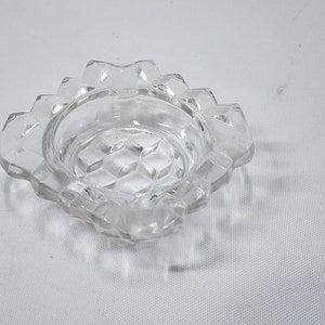 Vintage Fostoria American Small Square Clear Ashtray 2 3/4&quot;