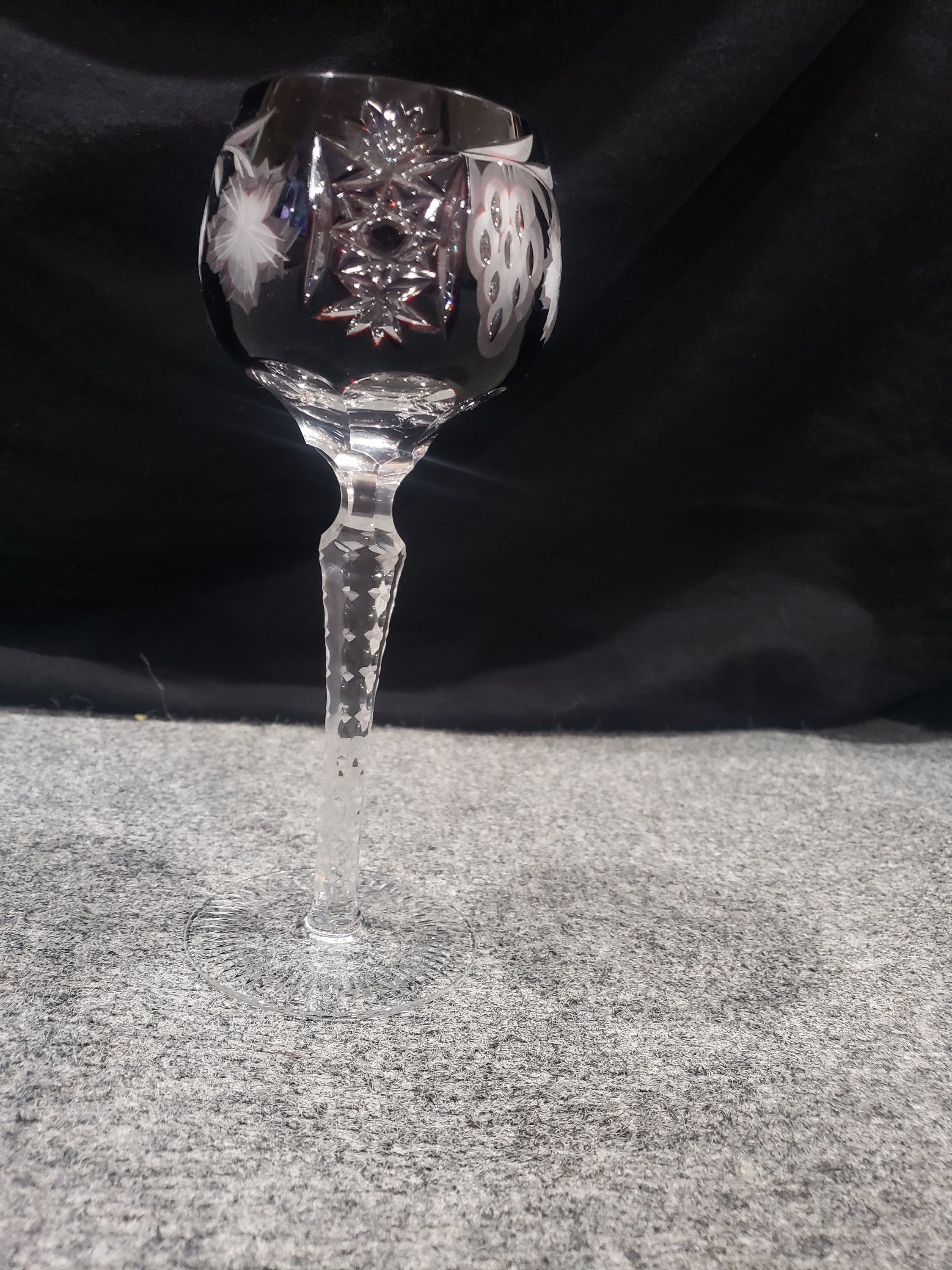 Marsala Large Wine Glass Set of 2 - Ajka Crystal