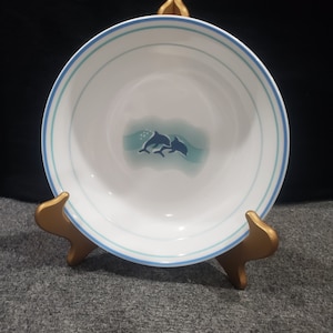 Vintage Corning Ocean Dance Soup Bowl  8 3/8&quot;