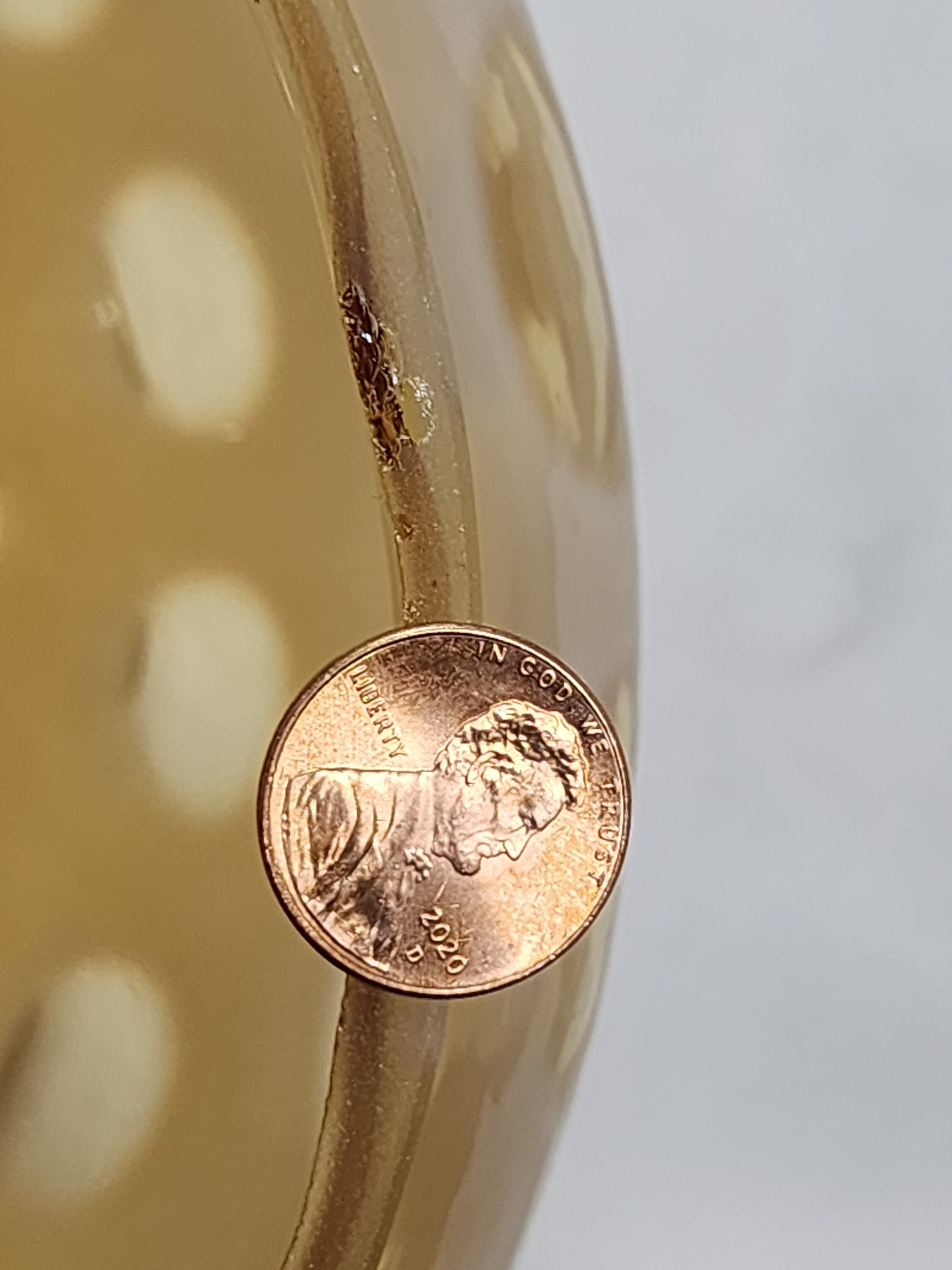 Vintage Fenton Art Glass Honeysuckle Opalescent Coin Dot