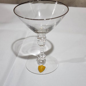 Vintage Tiffin-Franciscan Montclair Champagne Sherbet Glass w/ Sticker