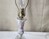 Vintage Akro Agate Glass Lamp
