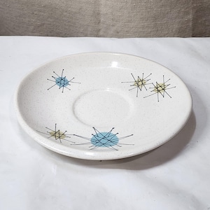 Vintage Franciscan Atomic Starbust MCM Saucer Atomic Mid Century Modern
