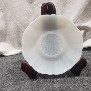 Piattino bianco vintage American Sweetheart Monax MacBeth-Evans Depression Glass