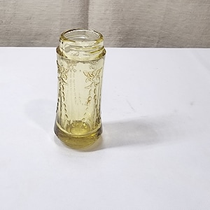 Vintage Amber Madrid Depression Glass Salt Shakers (No Lid)