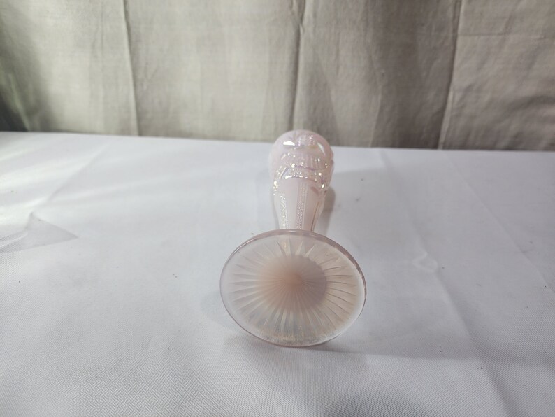 Fenton Pinwheel Aztec 95th Anniversary Carnival Glass Pink Vase - Etsy