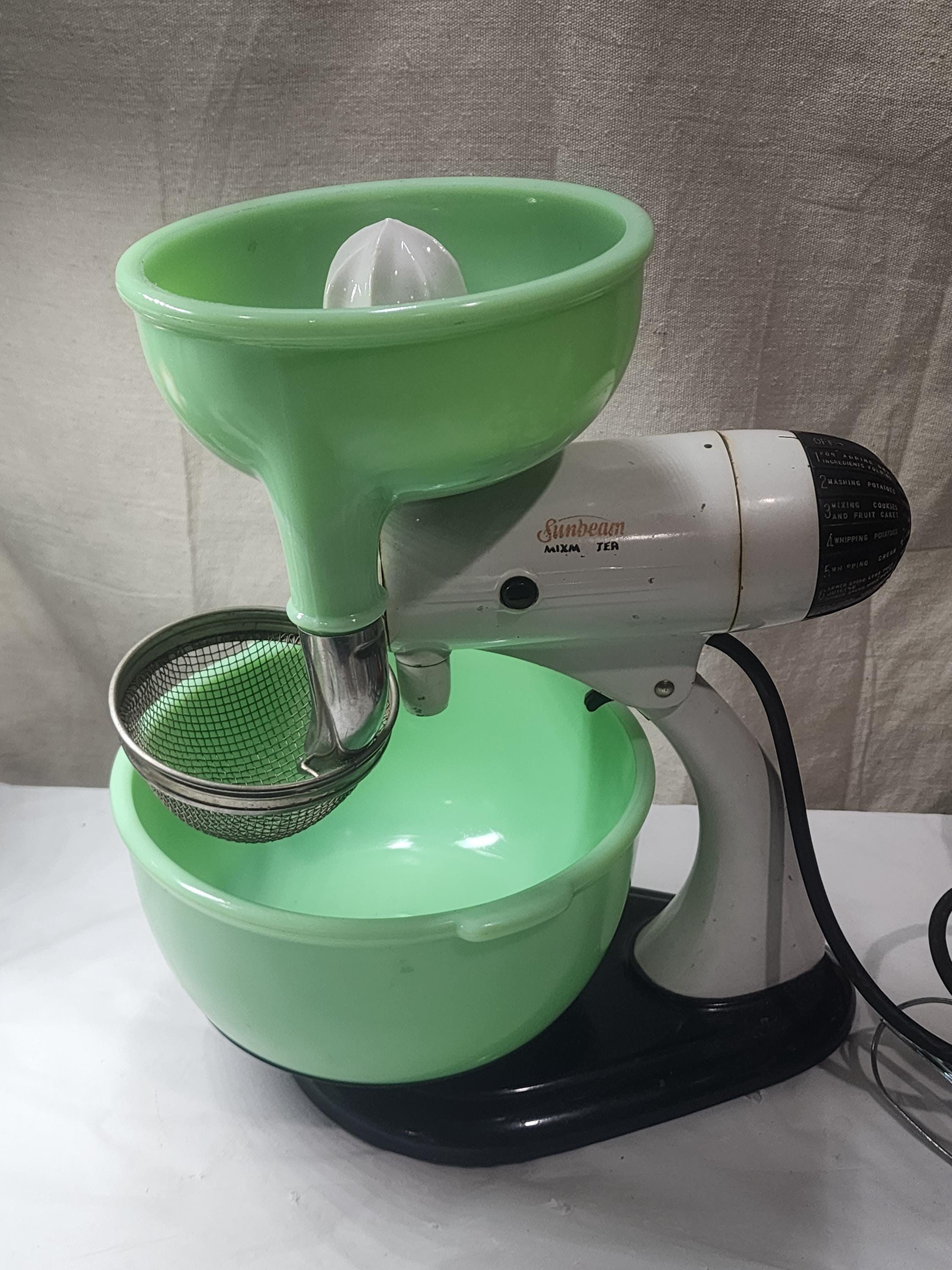 Y☆437 コールマンジャパン ミキサー Sunbeam Mixmaster Vintage Chrome Sunbeam Mixmaster 12 Speed Stand Mixer 100-86659