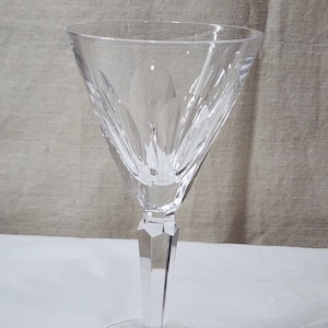 Elegant Crystal Waterford Crystal Sheila Cut Claret Wine Goblet – 6.5&quot; H