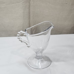 Crystal Imperial Candlewick Creamer Clear