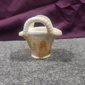 Akro Agate Multi Color 2  Handle Basket #328