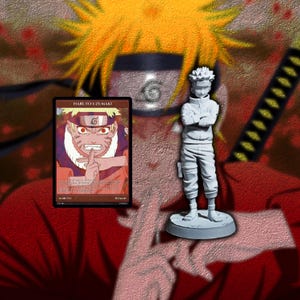 The Nine Tailed Beast - High Quality Resin Miniature | Collectible Figure, Otaku Gift, Unpainted Model, 3D Printed