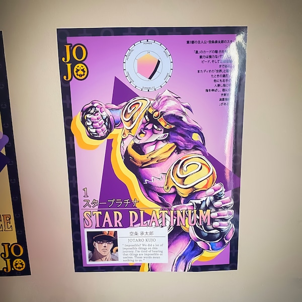 Unleash the Power of 'Stands' - 25 Unique Anime Posters To Choose From