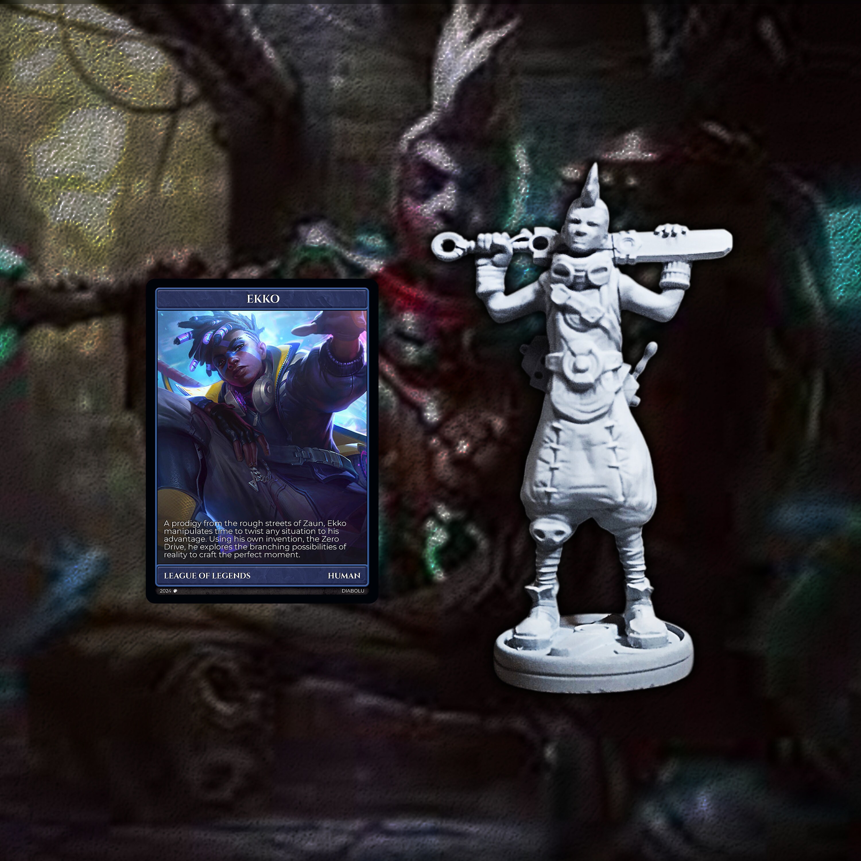 The Boy Who Shattered Time - Ekko High Quality Resin Miniature