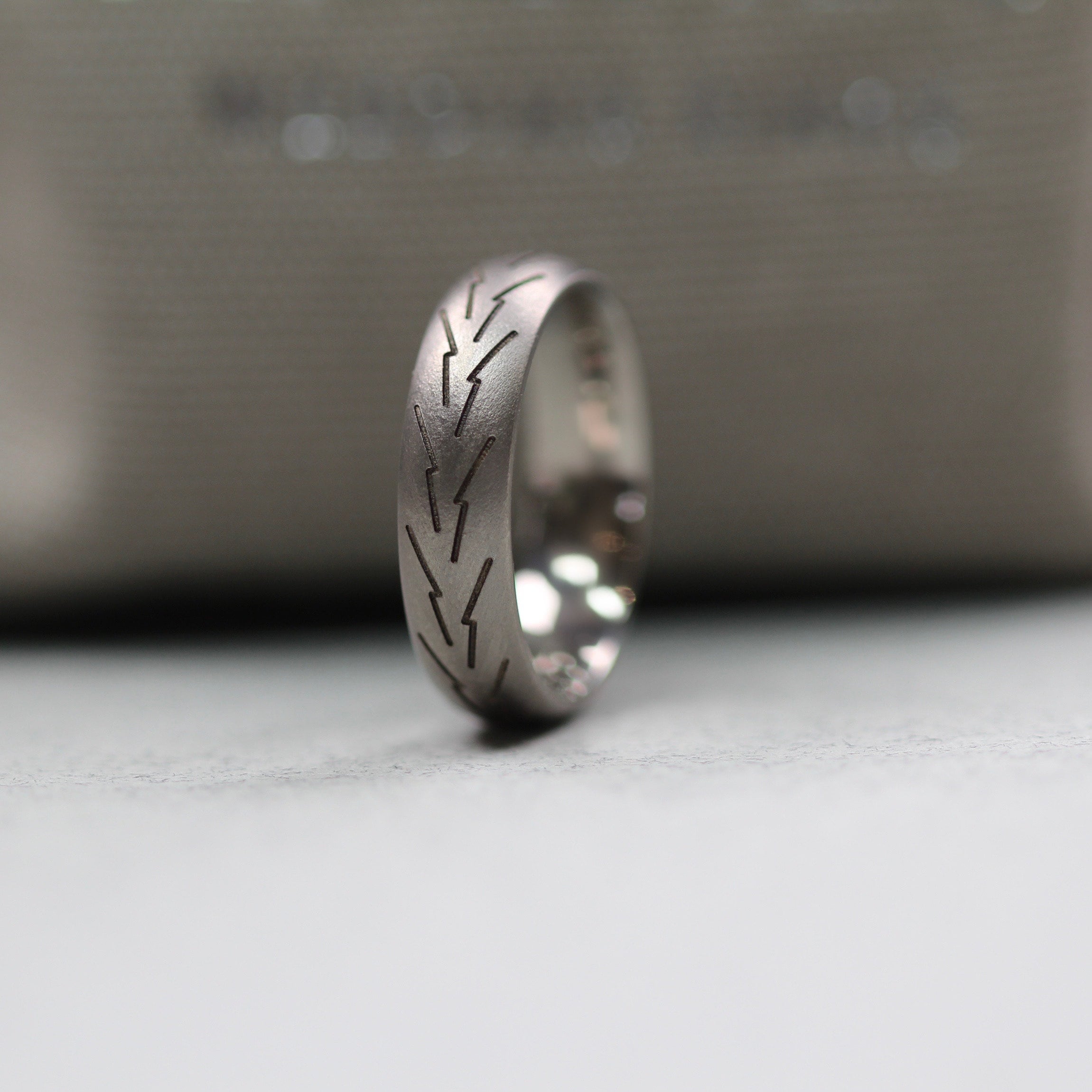 Titanium Ring. Titanium Wedding Ring. Corsa Motorcycle Tyre's