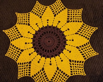 Sunflower doily