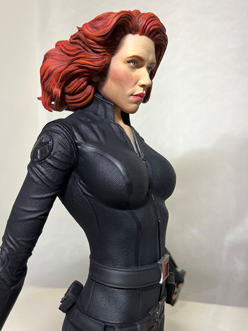 Black Widow Natasha Romanoff Bust - Scarlett Johansson- MCU Avengers 3d ...