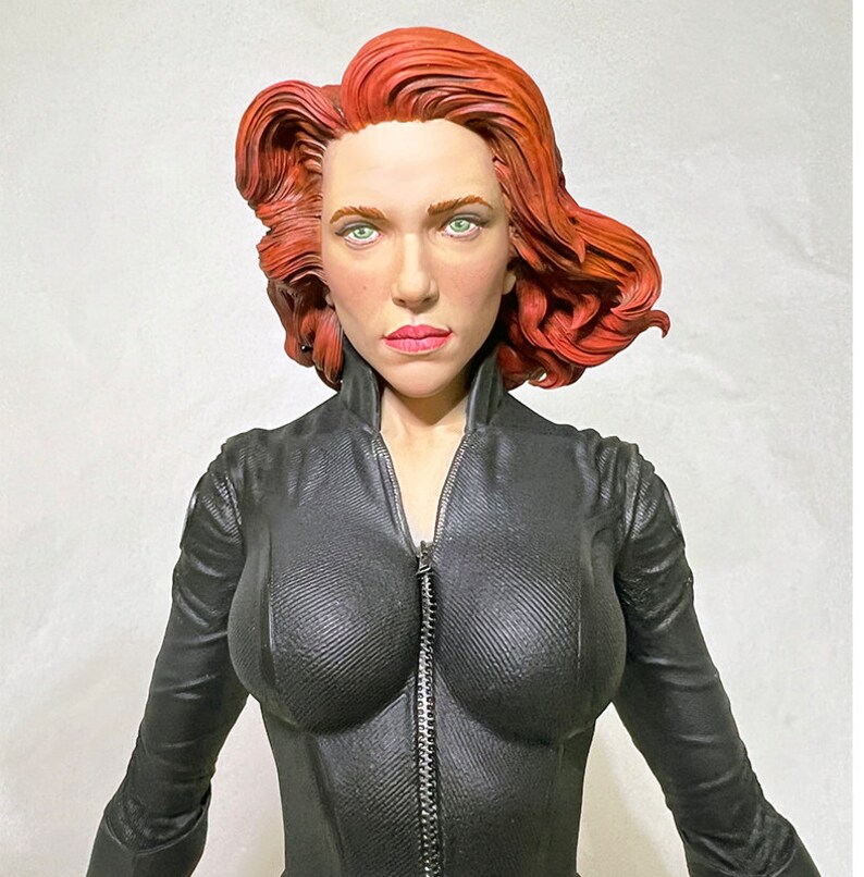 Black Widow Natasha Romanoff Bust - Scarlett Johansson- MCU Avengers 3d ...