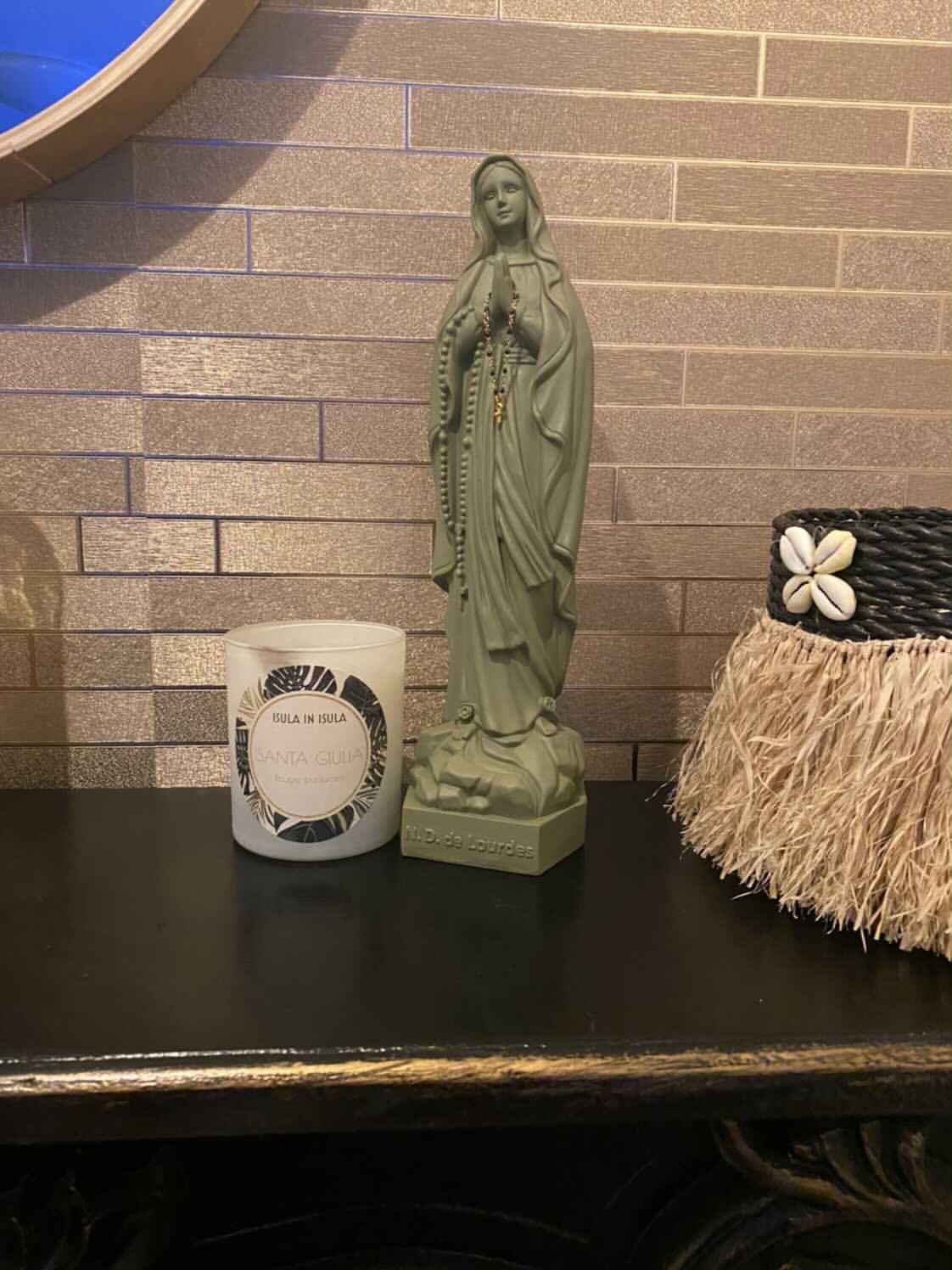 Vierge Marie , Statuette Bondieuserie Religion 20 cm, Mère de Dieu Sainte Mère