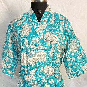 New Cotton Kimono Robe, Bridesmaid Robe, Nightwear Dress, Beach Cover Up, Gifts For Her