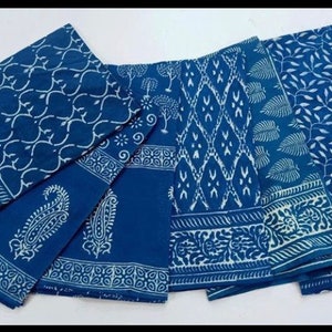 Handmade Indigo Blue Cotton Sarong: Bohemian Beach Cover-Up