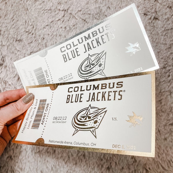 Hockey Fake Ticket - Etsy