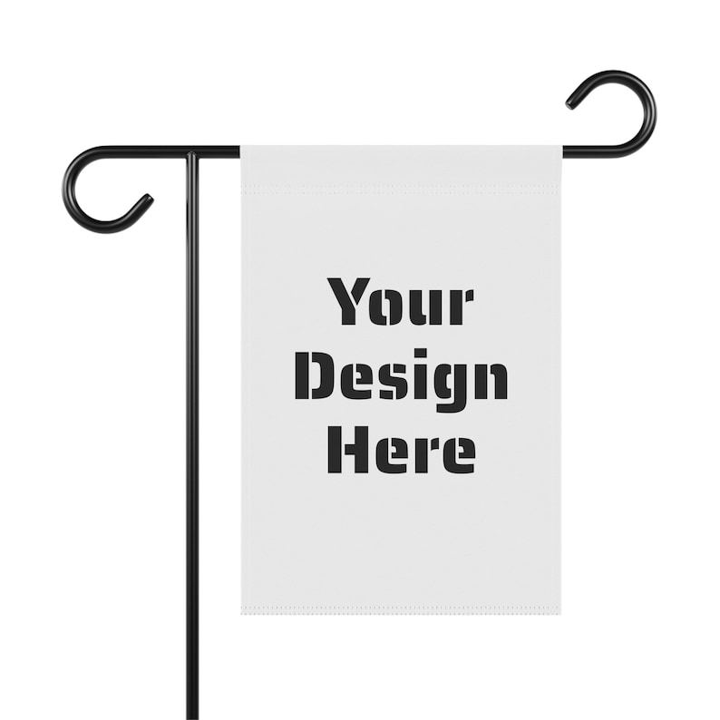 Custom Garden Banner: Personalized Poly Poplin-Canvas Fabric image 3