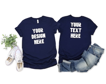 Custom Front & Back Print Shirt: Personalized Team Apparel