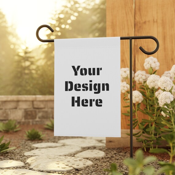 Custom Garden Banner: Personalized Poly Poplin-Canvas Fabric
