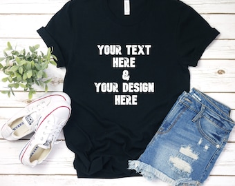 Custom Design 100% Cotton Shirt: Personalized Text & Logo