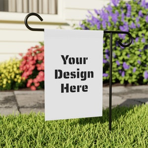 Custom Garden Banner: Personalized Poly Poplin-Canvas Fabric image 2