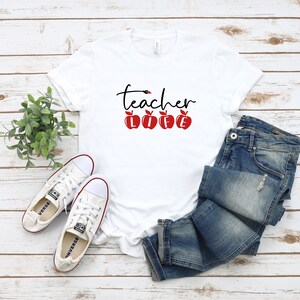 Koszulka nauczycielska, koszulka z napisem „T-shirt ...