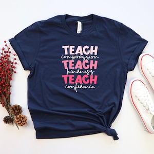 Teach Shirt, Teacher Shirt, Teach Love Inspire Shirt, Teacher Appreciation Shirt, Inspirational Teacher Shirts