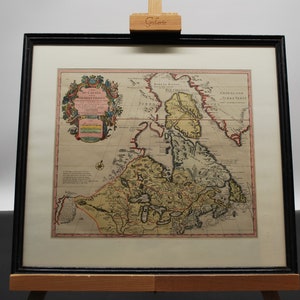 Antikes Wandbild, Kunstdruck, französisch Kanada