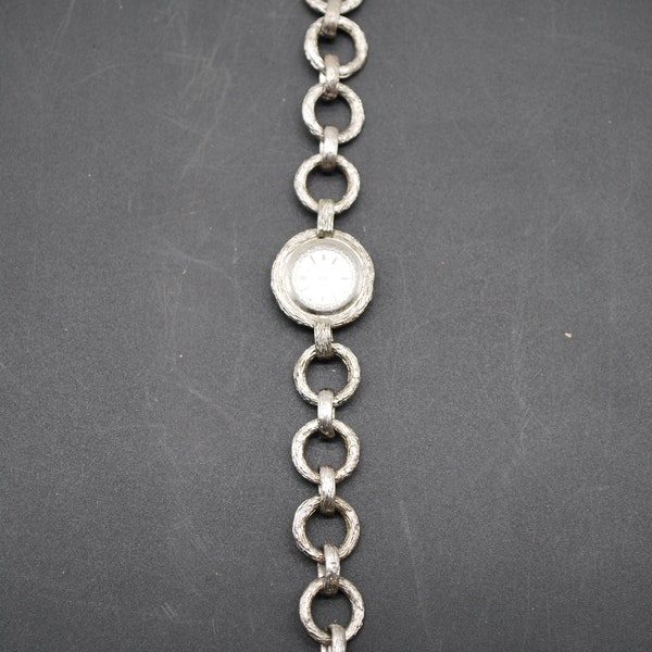 Vintage Damen Armbanduhr, MELPIER, 800er Silber, Handaufzug