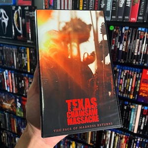 Texas Chainsaw Massacre (2022) Custom VHS Display Case (NO TAPE)