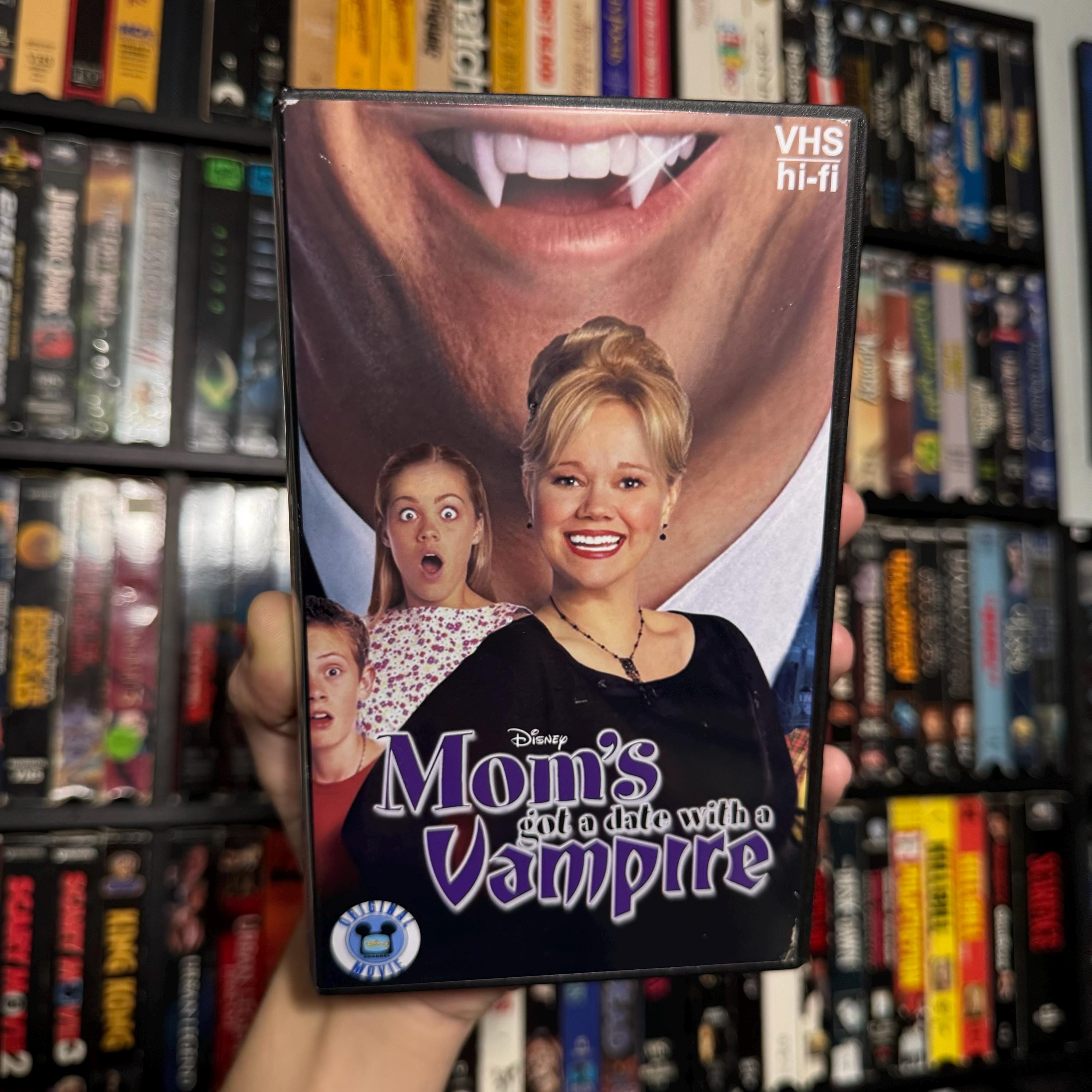 Mom's Got a Date With a Vampire (2000) Custom VHS Display Case (NO