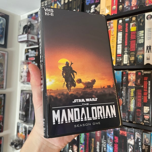 Vitrina VHS personalizada de Star Wars The Mandalorian Temporada 1 (SIN CINTA)